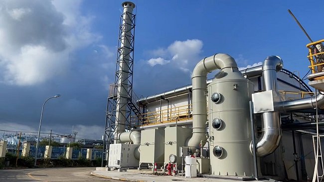 廢氣處理設備處理廢氣